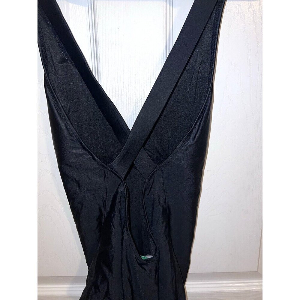 NWT J. CREW High-support Cross-Back One-Piece Black Style BR016 Sz 6 - Picture 8 of 16